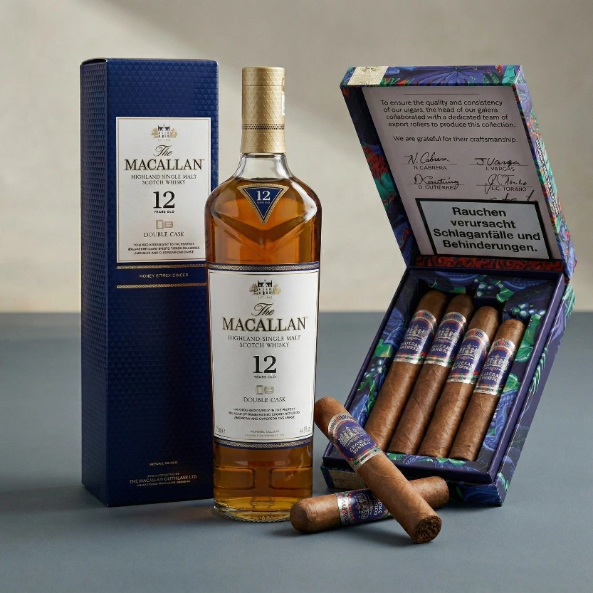 Macallan 12 & Chateau Diadem Sampler Sample Box