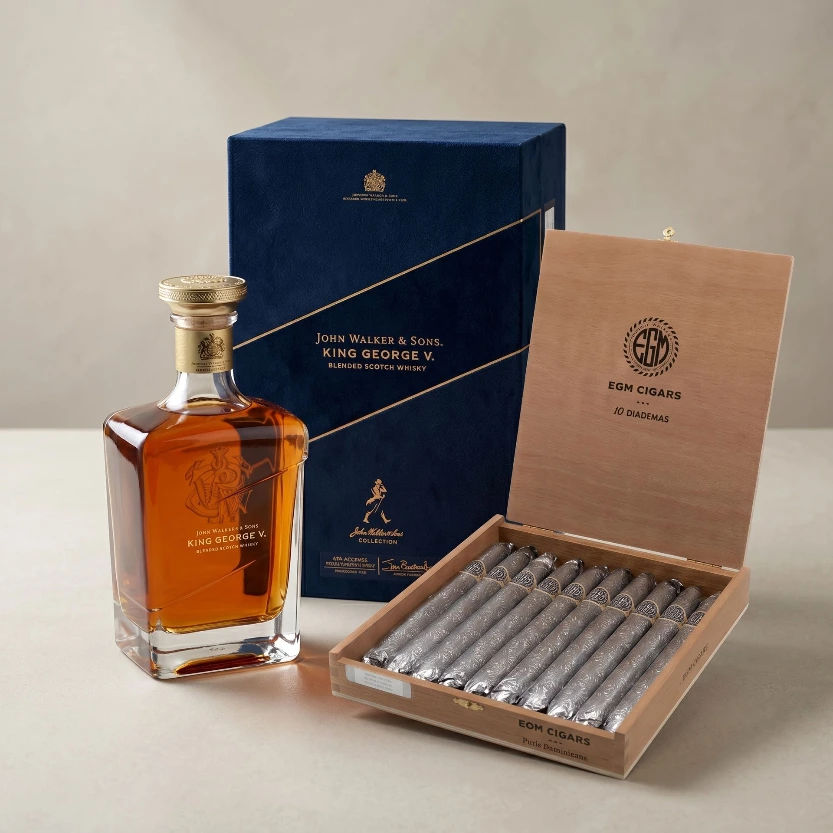 Johnnie Walker Blue King George V & EGM Diademas