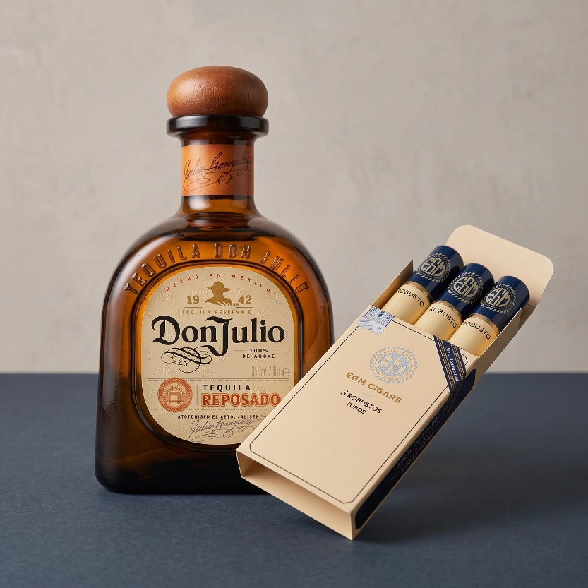 Don Julio Reposado & EGM Tubos Robustos
